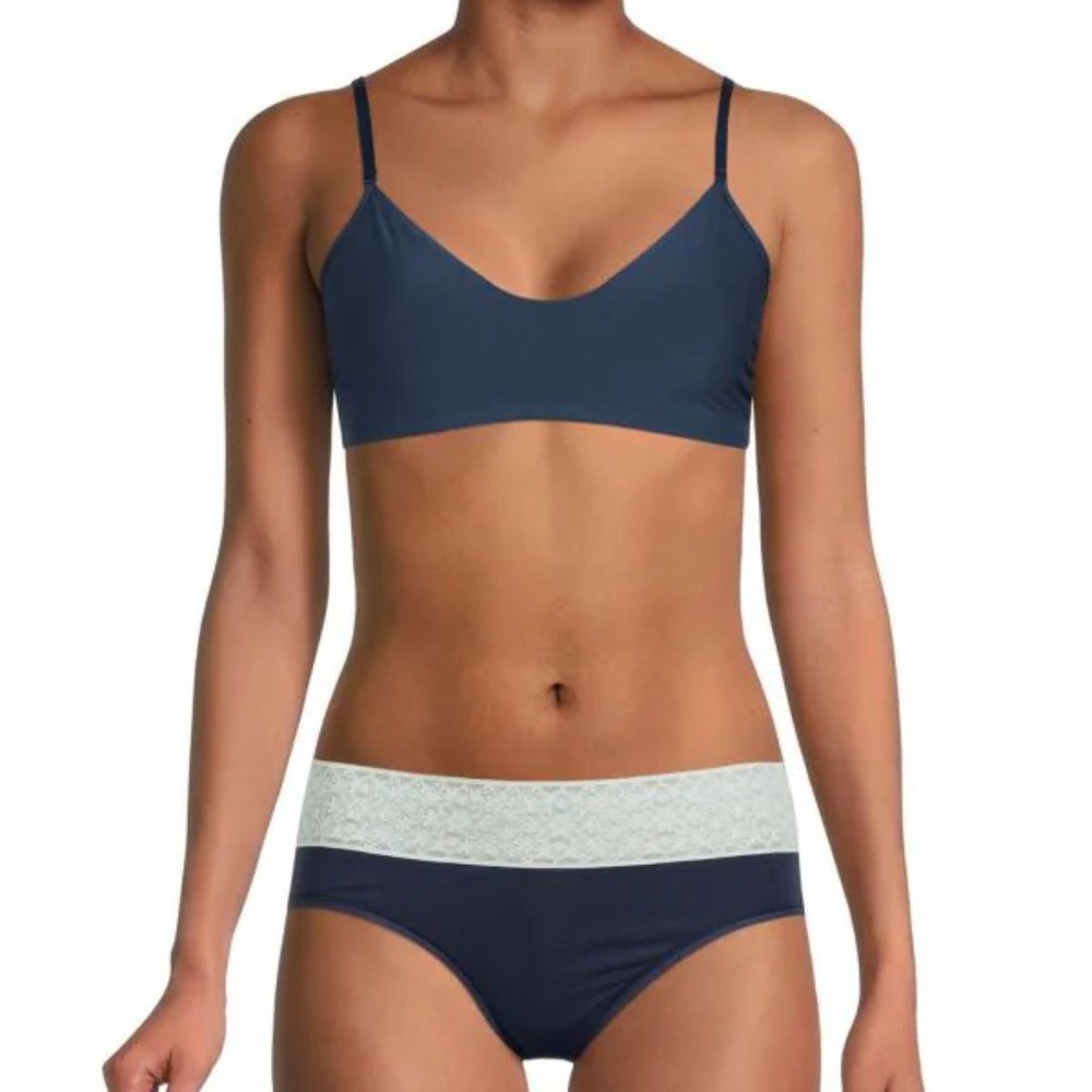 NWT- Commando Butter Bralette Navy, size Small